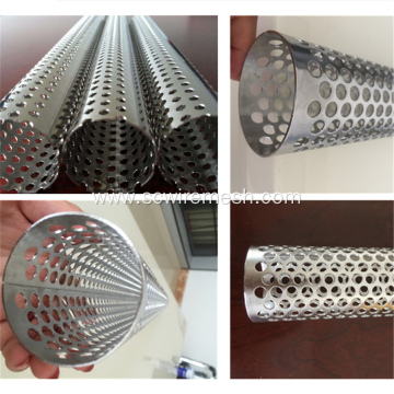 316 Stainless Steel Spiral Welded Perforated Tube